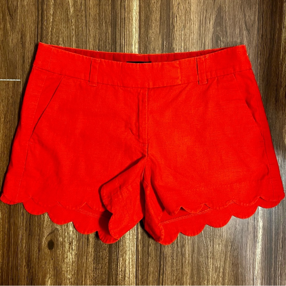 **SOLD** J Crew Red Shorts Size 6